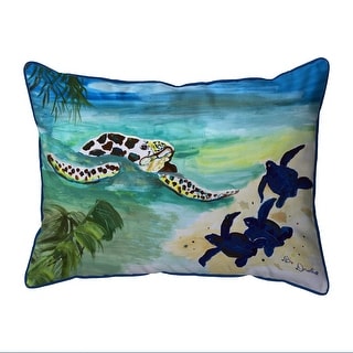 Sea Turtle Babies Indoor Outdoor Pillow Overstock 32162805