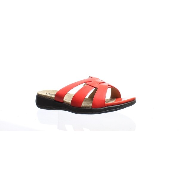 red sandals size 7