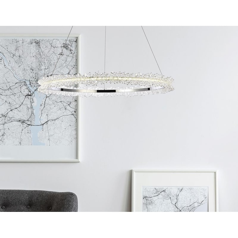 Layla LED 34-Inch Pendant - N/A
