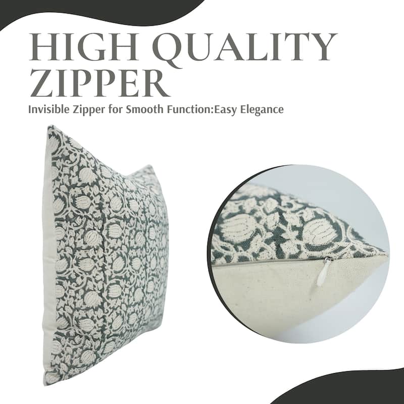 Fabdivine Floral Handcrafted Throw Home Décor Pillow Cover Or Cushion Case