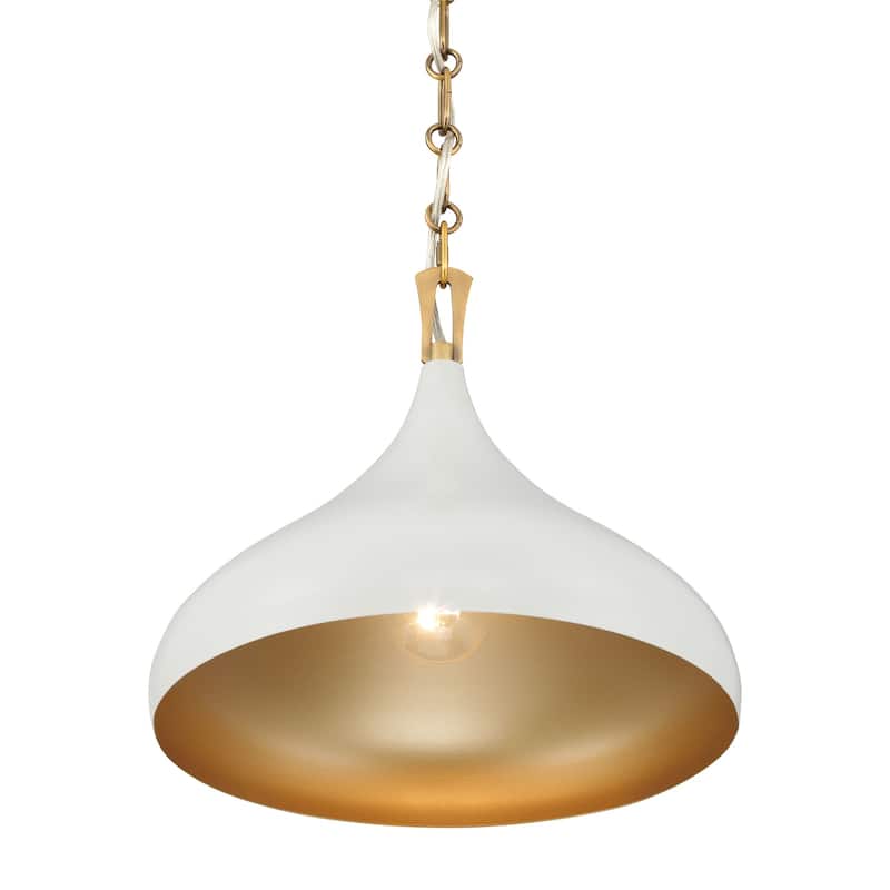 Minka Lavery 3931 Cedar Lane 13" Wide Pendant with a Steel Shade