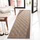 preview thumbnail 23 of 54, SAFAVIEH Palm Beach Tadako Trellis Sisal/ Jute Rug 2' x 8' Runner - Silver - Runner