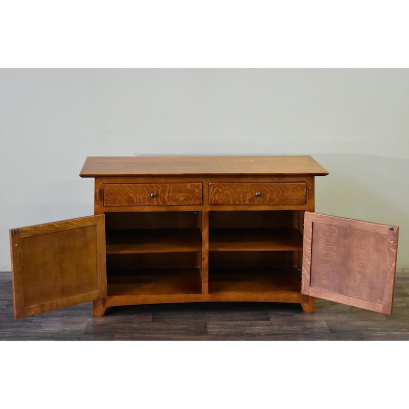 Mission / Arts and Crafts Solid Quarter Sawn Oak Cabinet - Model A34