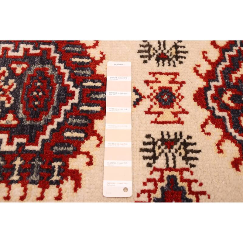 ECARPETGALLERY Hand-knotted Jules Serapi Cream Wool Rug - 2'7 x 8'0