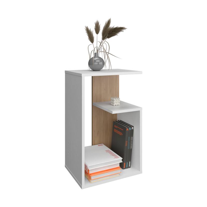 Side Table 25" H, 1 Shelf,FSC Certified CPSIA Compliant,full assembly required