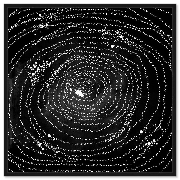 Oliver Gal 'Dark Night Sky' Astronomy and Space Wall Art Framed