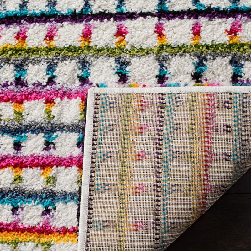 SAFAVIEH Fiesta Shag Hateme Abstract Rug