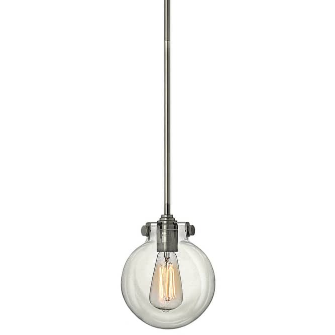 Hinkley Lighting 1 Light Indoor Mini Pendant with Clear Globe Shade