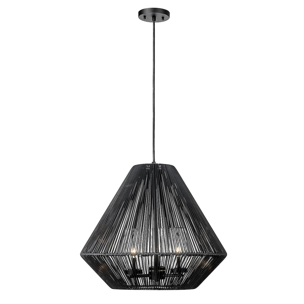 Valentina 20.75" Wide 3-Light Outdoor Pendant
