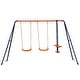 preview thumbnail 2 of 5, 3 in 1 Children Kids Swing Set for Backyard