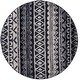 preview thumbnail 65 of 67, SAFAVIEH Adirondack Mina Moroccan Boho Rug 6' Round - Ivory/Navy - Round