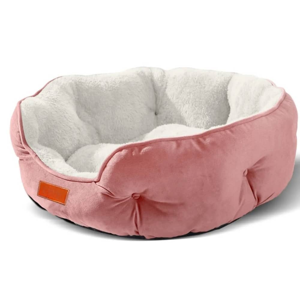 Microfiber Fleece Non-Slip Base Washable Soft Pet Bed for Small and Medium Pets