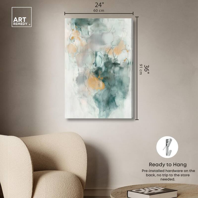 Verdant Vapors II Canvas by Art Remedy, Gallery Wrapped