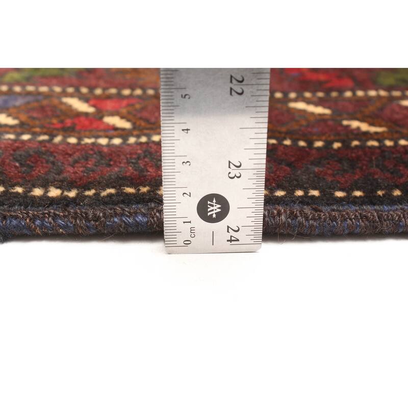 ECARPETGALLERY Hand-knotted Teimani Red Wool Rug - 2'10 x 4'2