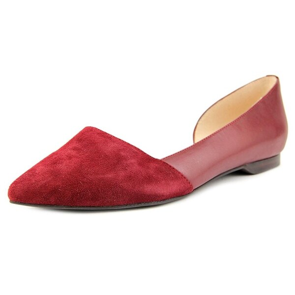 cole haan suede flats