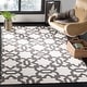 preview thumbnail 3 of 50, SAFAVIEH Handmade Flatweave Dhurries Nicolette Modern Moroccan Wool Rug 3' x 5' - Ivory/Grey - Rectangle