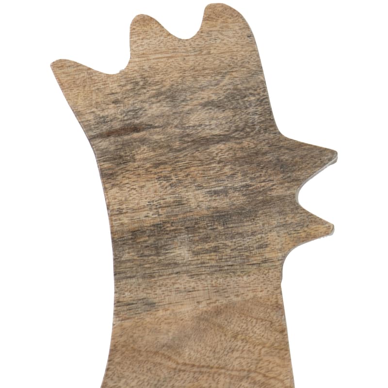 Foreside Home & Garden Wood Hen Shaped Kitchen Serving Cutting Board - 14 x 13.75 x 0.75