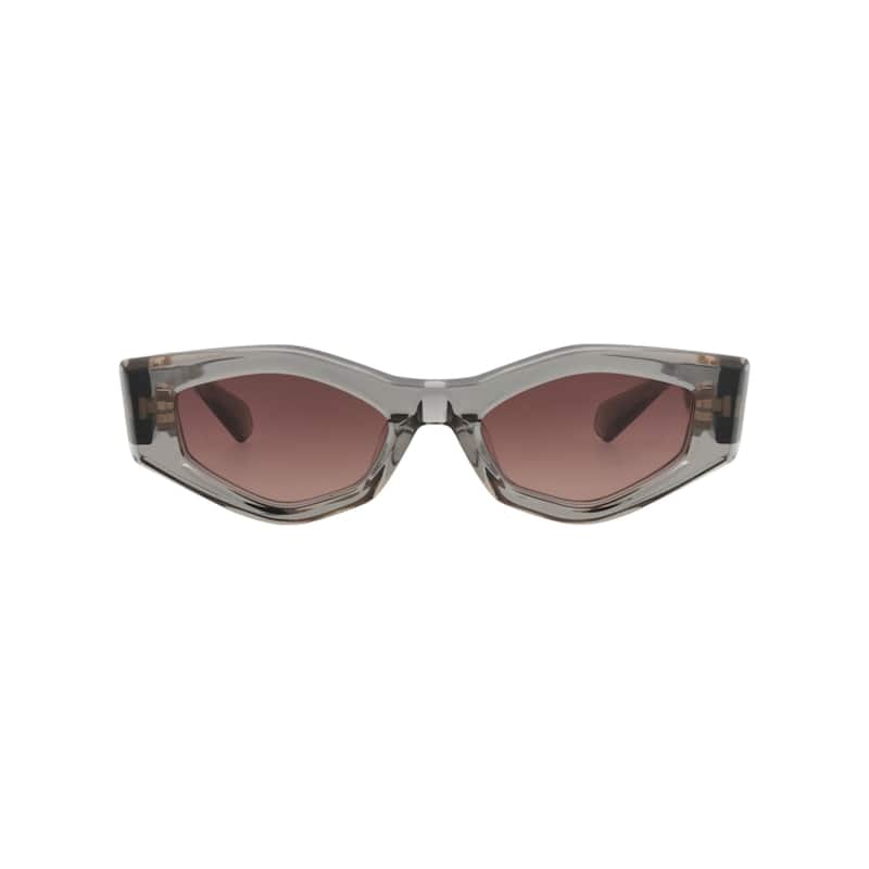 Valentino Cat Eye-Frame Acetate Sunglasses - Grey-Grey-Rose - Grey - Rose Lens