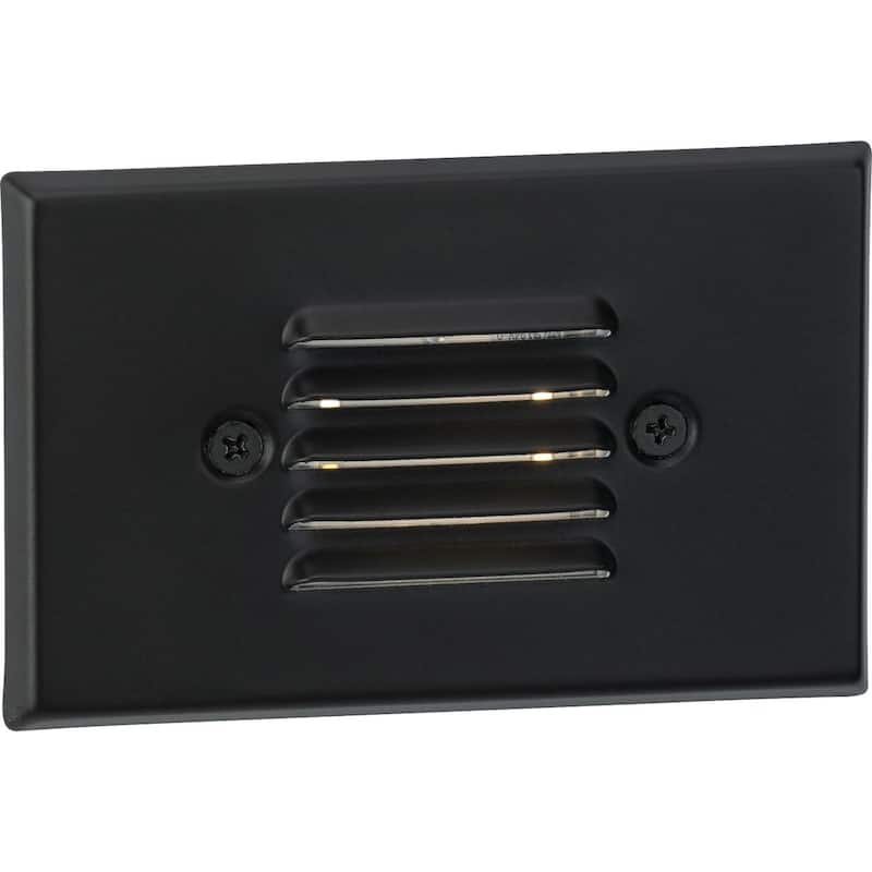LED Indoor Outdoor Black Integrated LED Wall or Step Light - 3.125 in x 1.875 in x 4.875 in