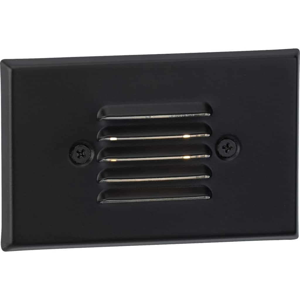 LED Indoor Outdoor Black Integrated LED Wall or Step Light - 3.125 in x 1.875 in x 4.875 in