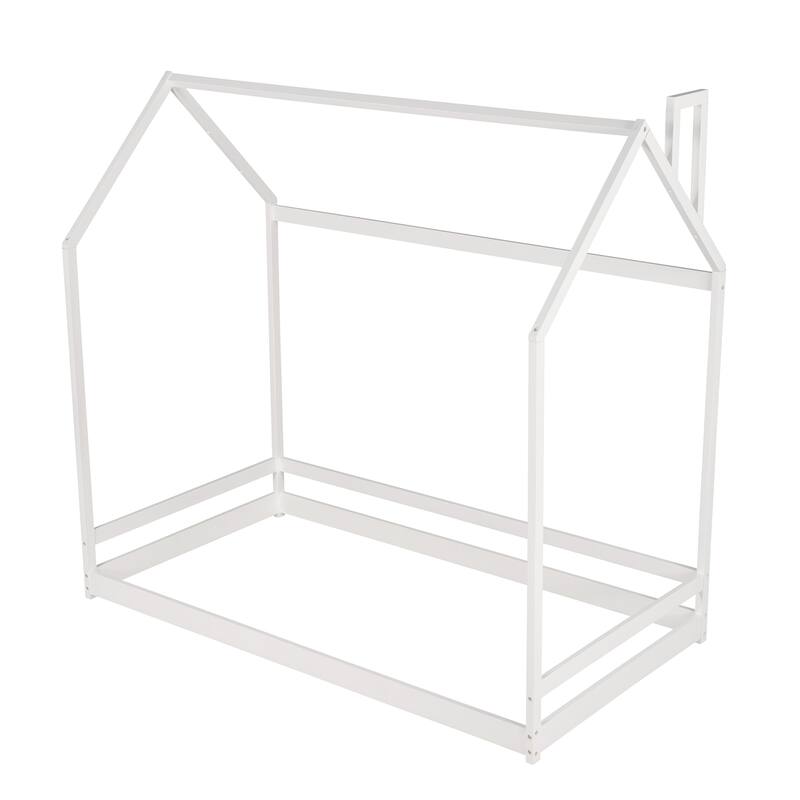 Twin Size House Bed Wood Bed