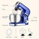 preview thumbnail 17 of 36, 3.2Qt Stand Mixer, 6-Speed Lightweight Kitchen Mixer with Whisk, Hook