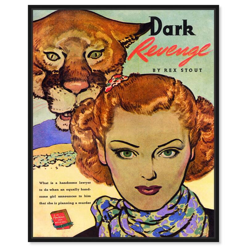 Dark Revenge Book 1939 Canvas by Art Remedy - Black - 30" x 36"