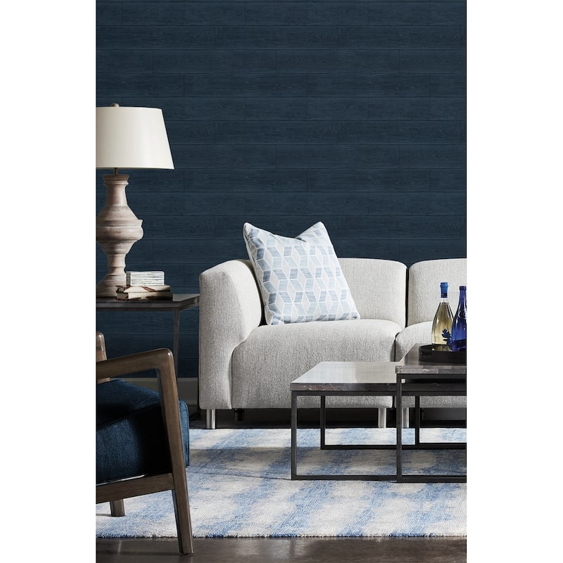 Luxe Haven Rustic Shiplap Peel and Stick Wallpaper