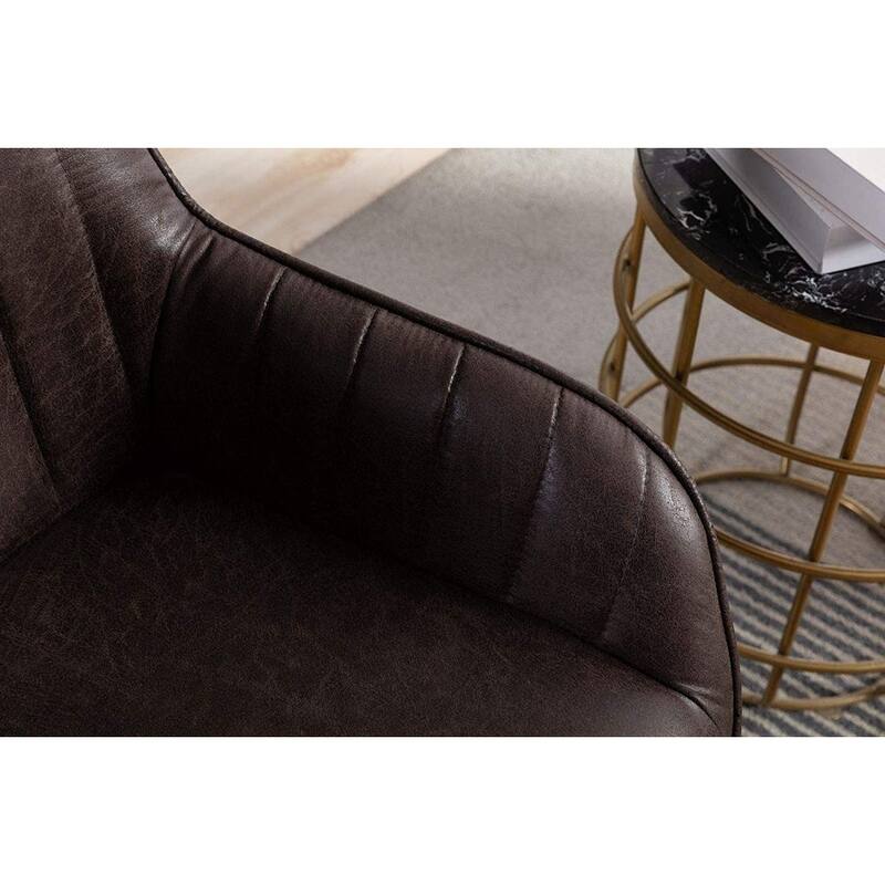 Home Beyond Synthetic Leather Dining Chairs Set of 2 PC Black