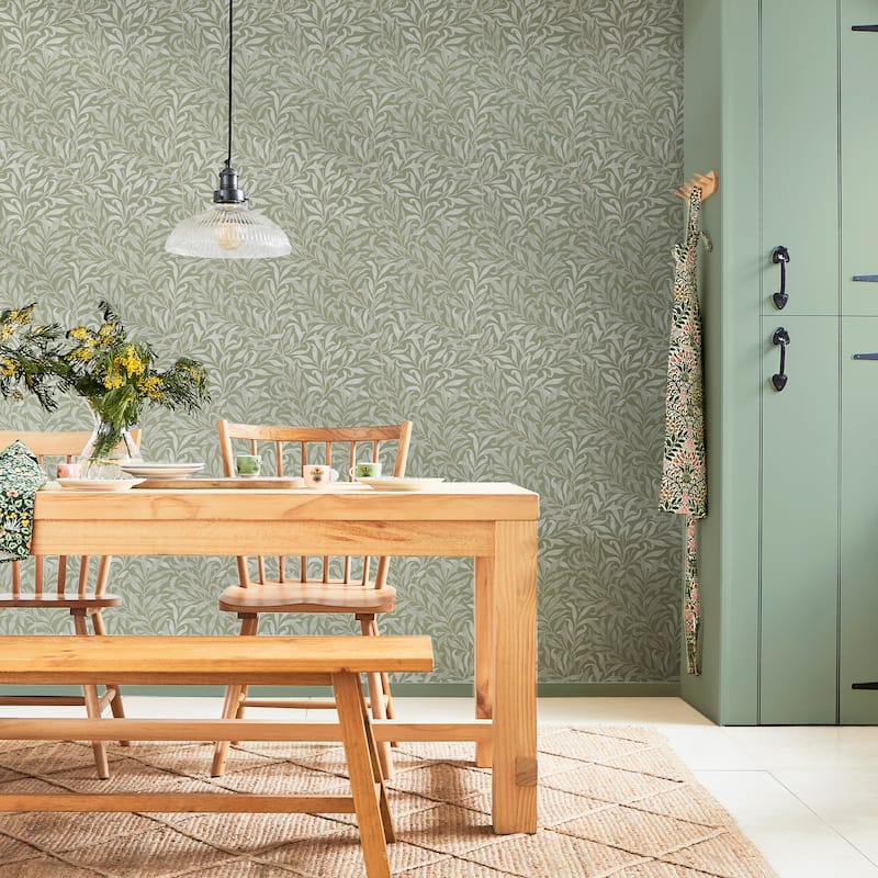 William Morris Willow Bough Sage Wallpaper