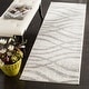 preview thumbnail 58 of 171, SAFAVIEH Adirondack Lelia Modern Abstract Distressed Rug 2'6" x 10' Runner - Cream/Grey - Runner