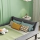 preview thumbnail 8 of 32, Wooden platform bed with headboard and footboard