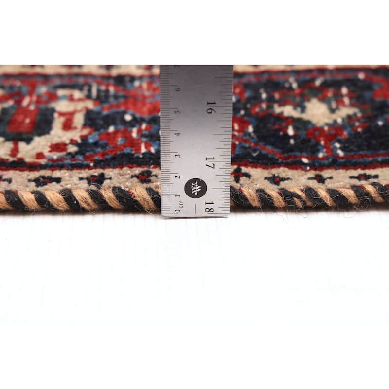 ECARPETGALLERY Hand-knotted Antalya Vintage Red Wool Rug - 4'3 x 6'7