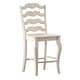 preview thumbnail 12 of 16, Eleanor French Ladder Back Wood Counter Chair (Set of 2) by iNSPIRE Q Classic Antique White