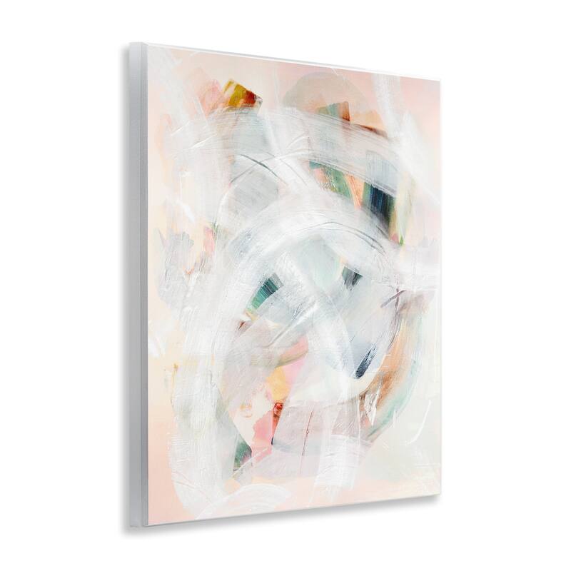 Stupell Soft Abstraction with Curved Lines Wall Plaque Art Design By Gemma Bardot