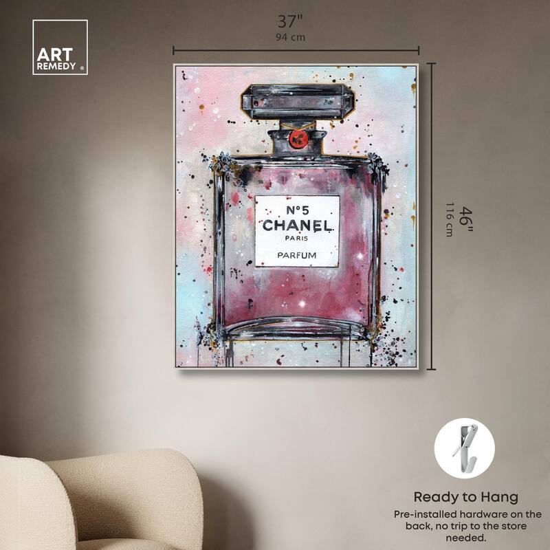 Doll Memories - Abstract Perfume Canvas by Art Remedy