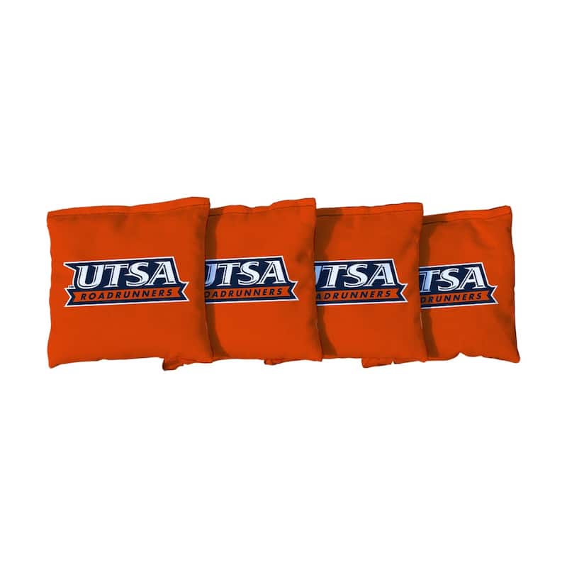 Texas San Antonio Roadrunners Orange Cornhole Bags - All-Weather Resin Filled