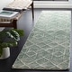 preview thumbnail 86 of 120, SAFAVIEH Handmade Abstract Birdie Modern Wool Rug 2'3" x 10' Runner - Dark Green/Ivory - Runner