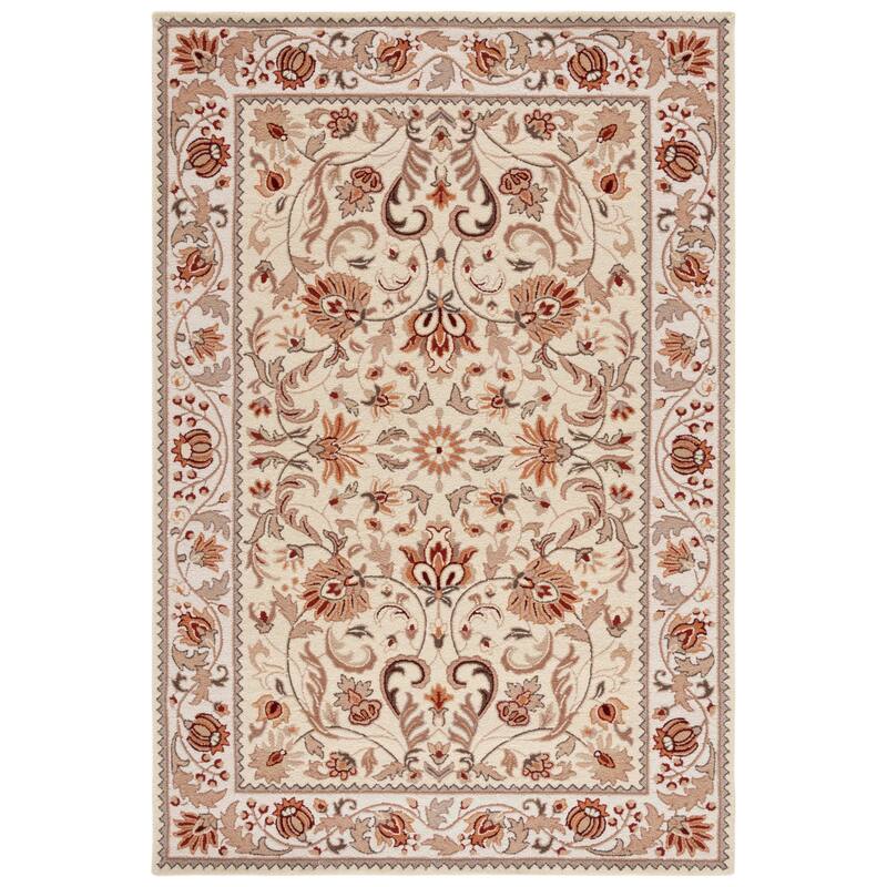 SAFAVIEH Handmade Easy Care Deidra Oriental Rug - 3' x 5' - Ivory/Beige - Rectangle