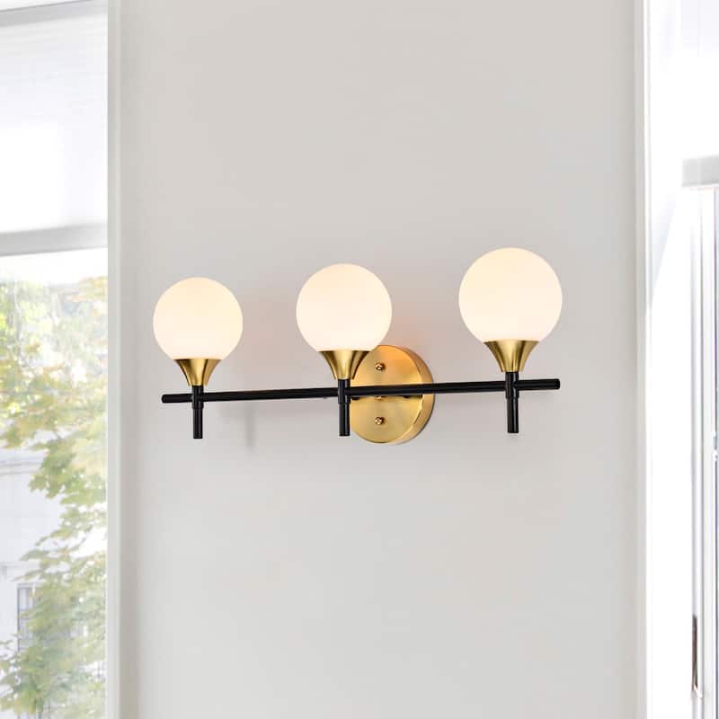 Aeneas 23 Inch Brass Finish Wall Sconces with 3-Light