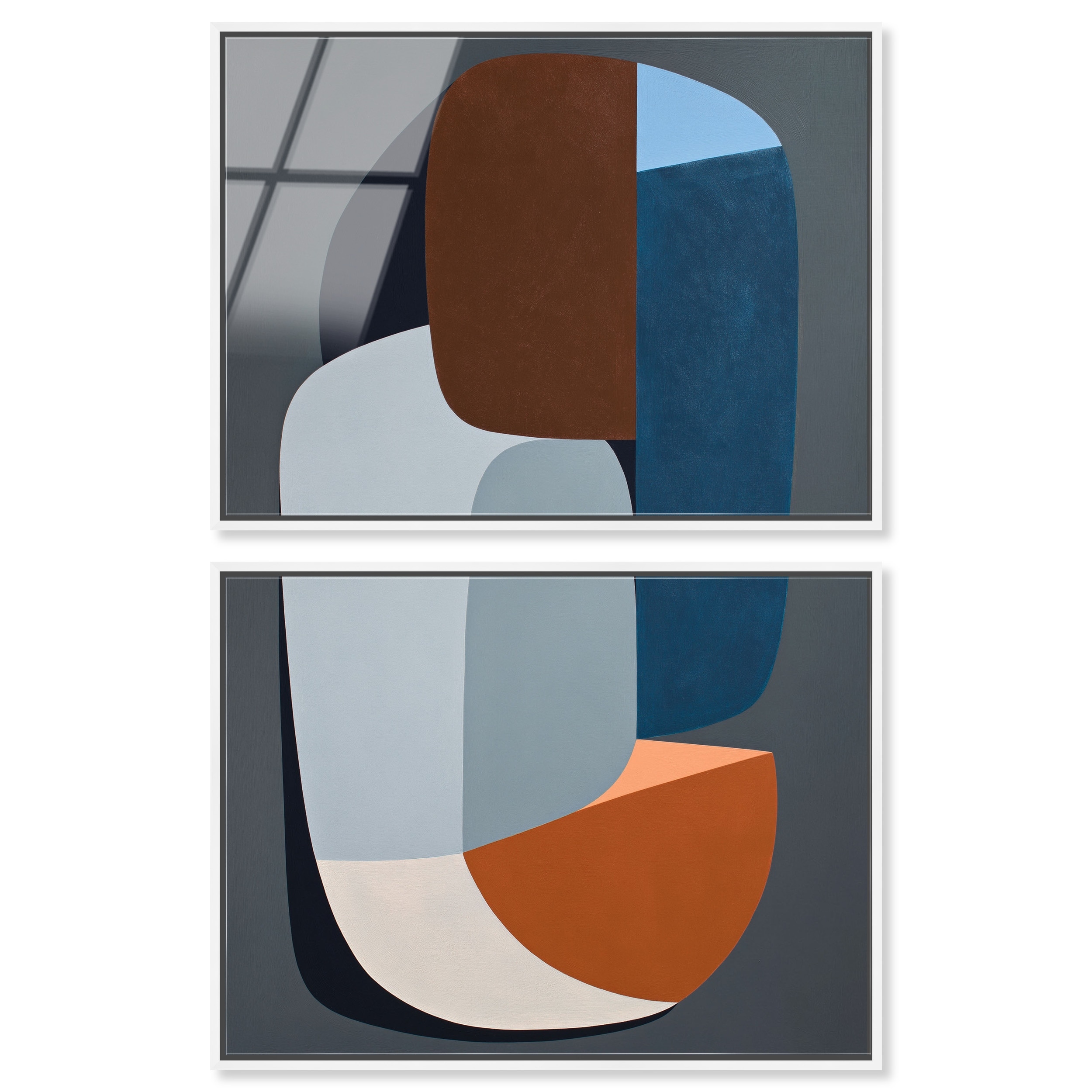 Terrestrial Shift I Living Room Wall Art Set Acrylic by Art Remedy