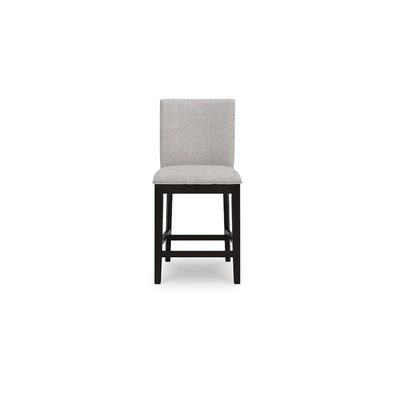 Signature Design by Ashley Neymorton Dark Brown/Gray Counter Height Barstool - 19" W x 22" D x 40" H