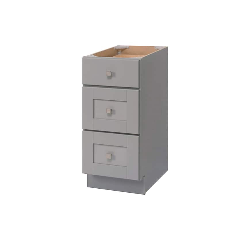 Sunny Wood Grayson 15" Wide Wood Floor Standing Bathroom Bridge or - Dove Gray - Painted