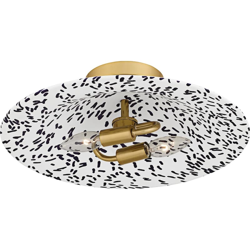 Light Gold Flush Mount from the Indigo Collection
