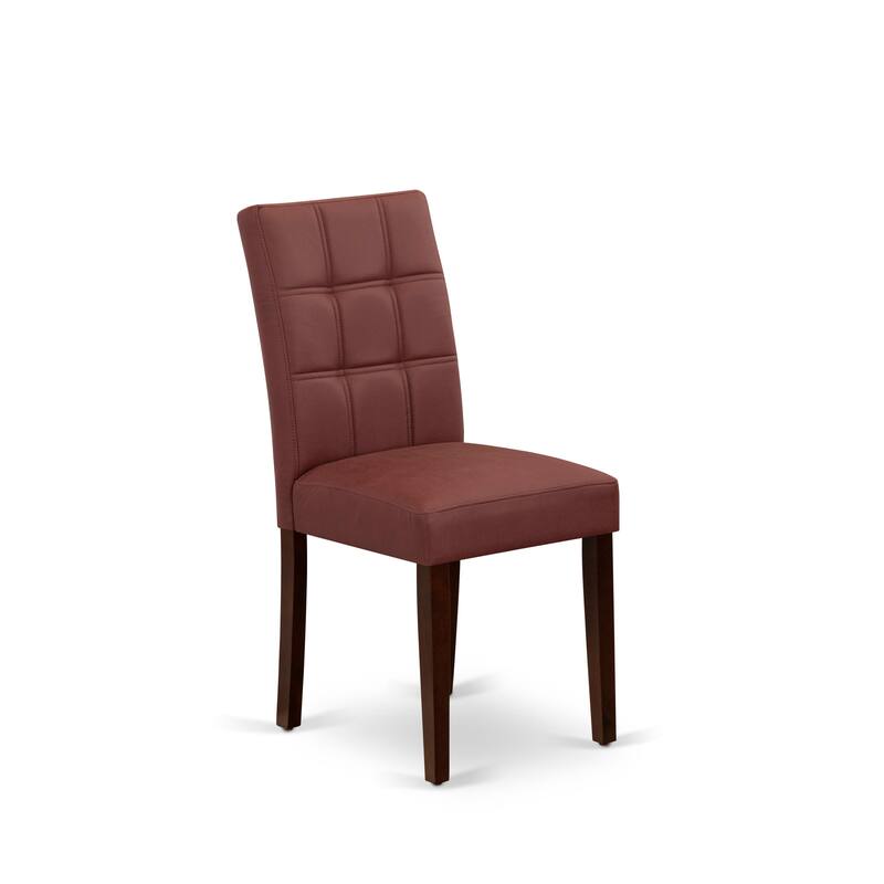 East West Furniture Austin Parson Dining Chairs, Set of 2 (Color & Fabric Options)