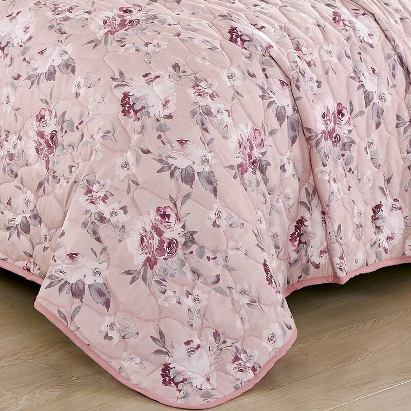 Flora Luxury 3 Piece Bedspread