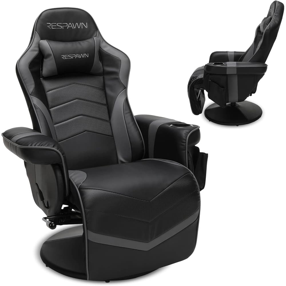 RESPAWN 900 Ergonomic Reclining Gaming Chair w/ Footrest