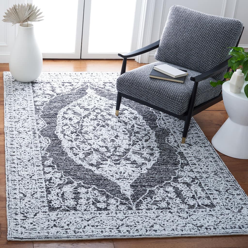SAFAVIEH Handmade Metro Viviyana Medallion Wool Rug