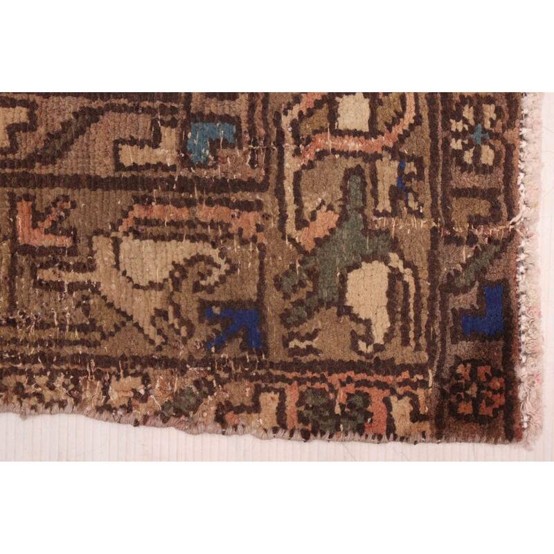 ECARPETGALLERY Hand-knotted Antalya Vintage Copper Wool Rug - 4'9 x 9'7