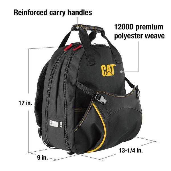 17 inch laptop backpack tools SwissGear Tool Bag Backpack, Fits Up to 17-Inch Laptop, Work Pack PRO, Black/Brown Canvas : Electronics in USB port Tool Bag Tech Laptop Bag